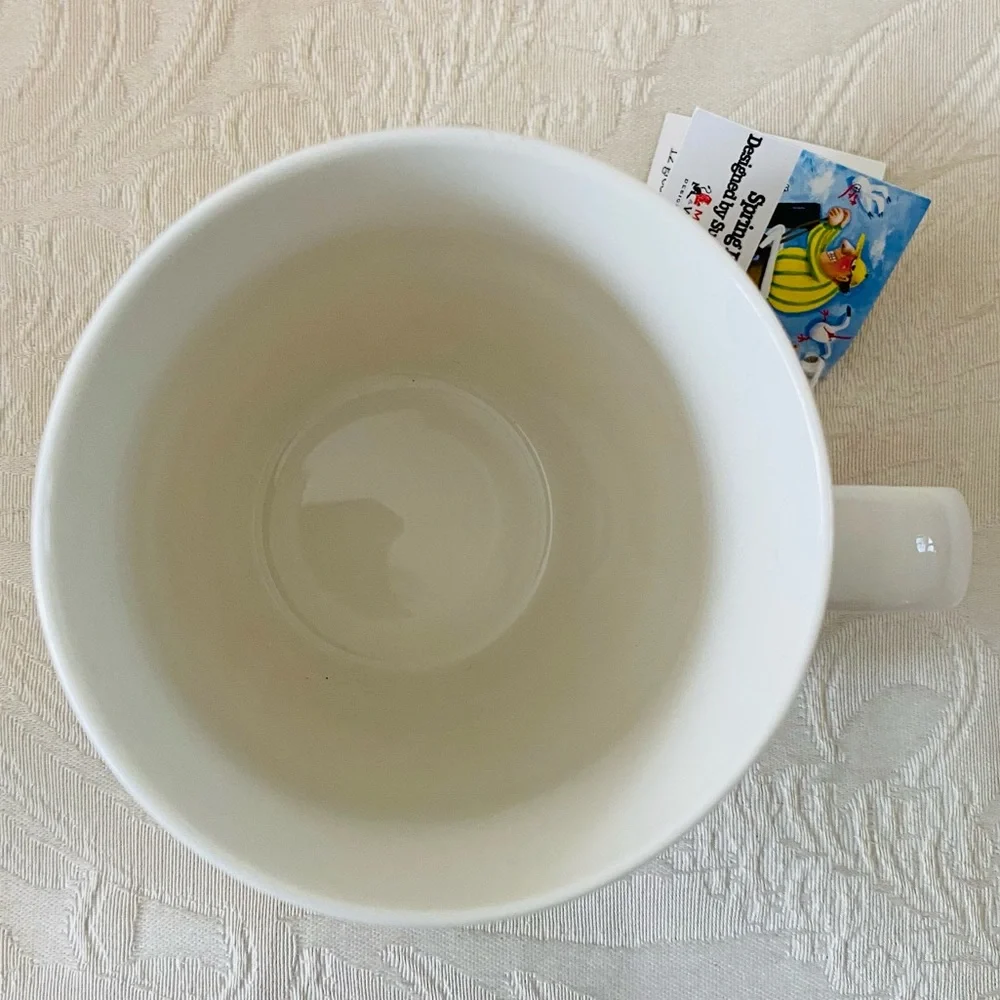MAXWELL & WILLIAMS MUG DESIGNED BY SUE JANSON SPRING RACING 2008 PORCELAIN